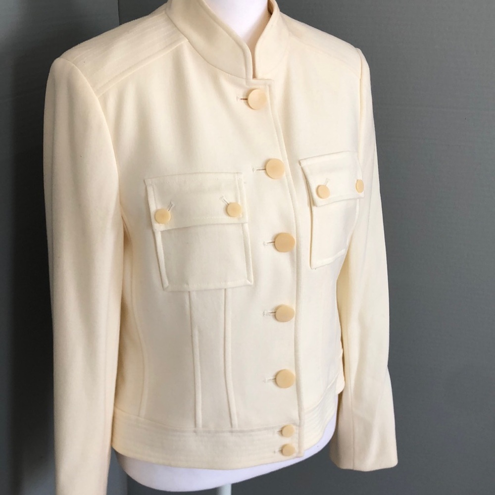 Talbots Ivory Wool Jacket - Picture 2 of 10